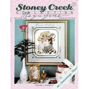 Vintage Craft Patterns, Stoney Creek Cross Stitch Collection Magazine May June 1